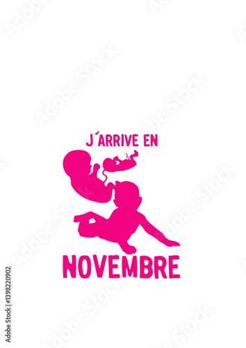Novembre bebe arrive enfant foetus enceinte naissance