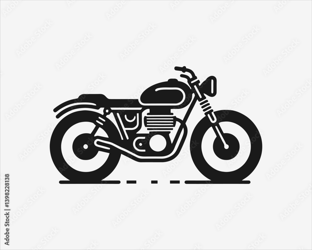 Fototapeta premium motorcycle vector illustration