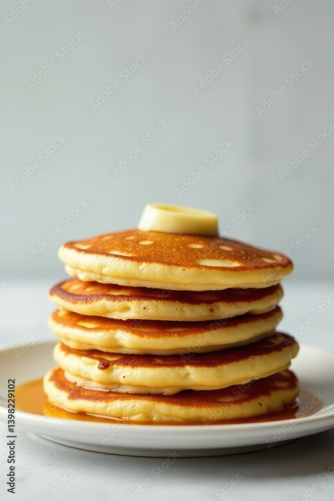 Stack of fluffy, slightly charred pancakes, folded neatly , meal, stack, charred Stack of fluffy, slightly charred pancakes, folded neatly , meal, stack, charred