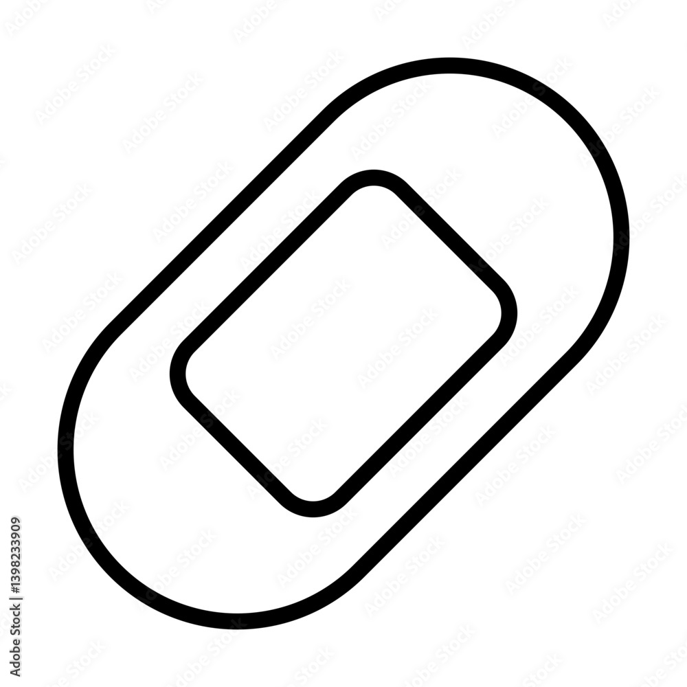 Bandage outline icon Bandage outline icon
