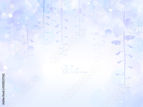 淡い藤の花のやさしい背景