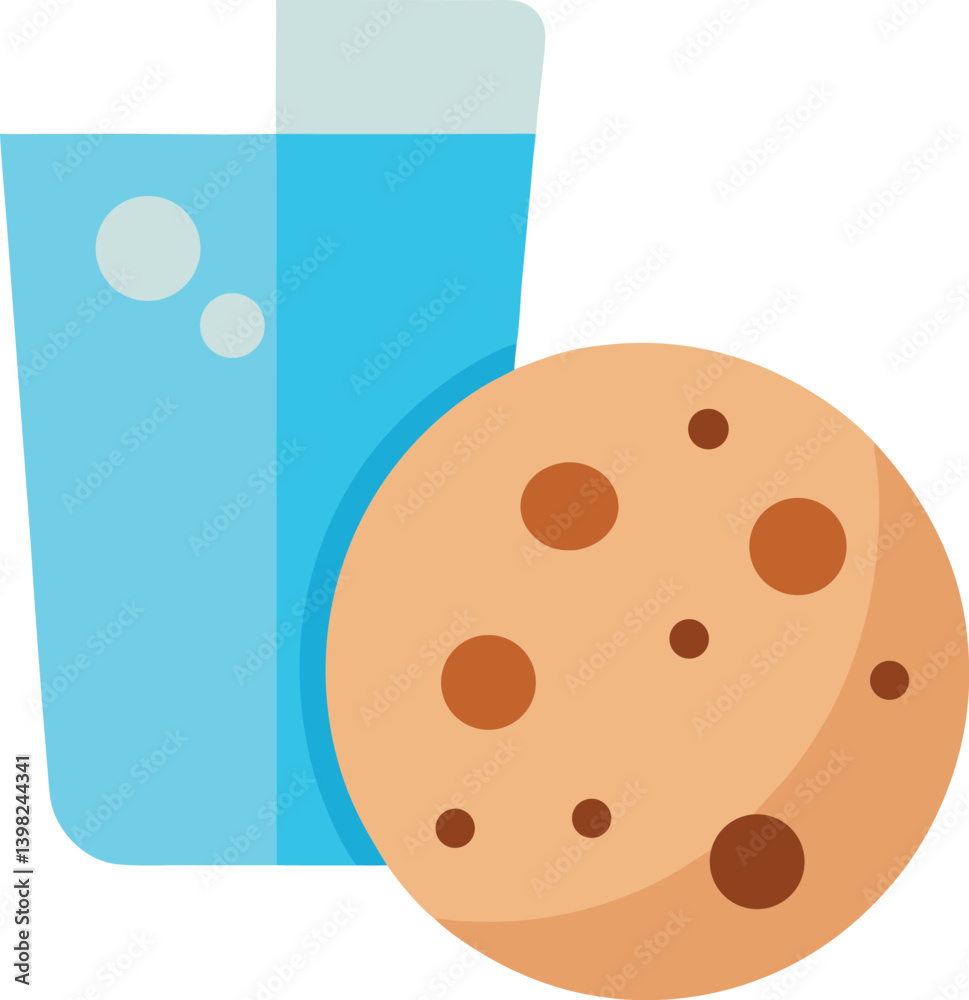 Fototapeta premium illustration of a cookie