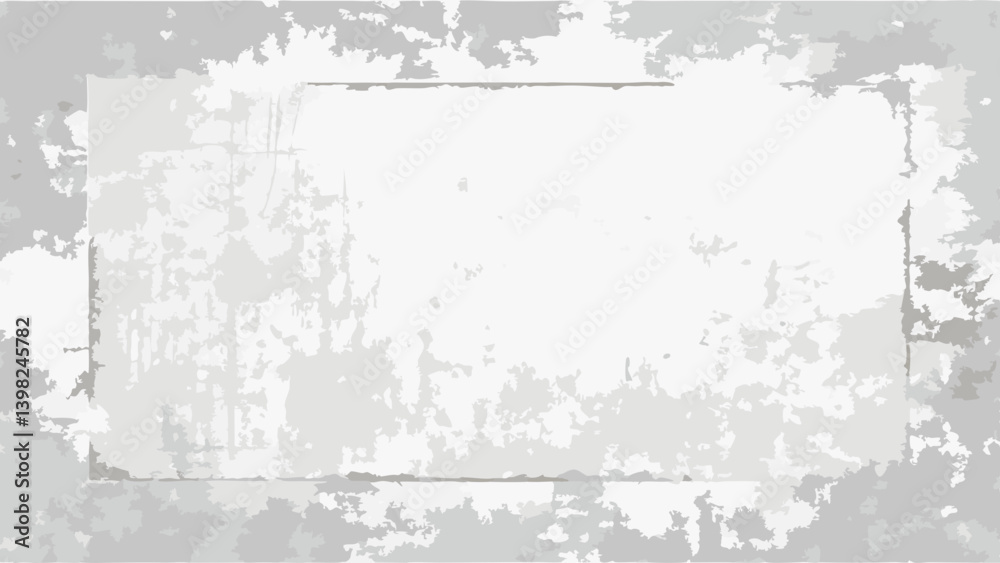 Fototapeta premium Blank white grunge cement wall texture background, banner, interior design background, banner