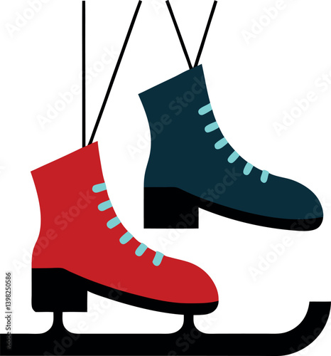 vector illustration of a boot