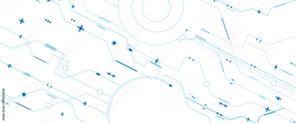 Vector design motherboard or circuit board on white background. Technology blue circuit diagram concept. Vector design motherboard or circuit board on white background. Technology blue circuit diagram concept.