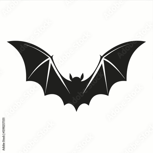Bats like Halloween symbols are a wet-weather icon with a blue sky pattern