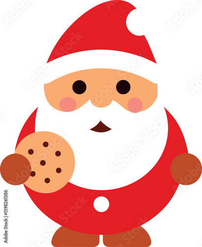 santa claus with christmas tree