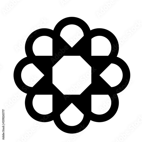 A black corporate identity vector logo, symbol or icon