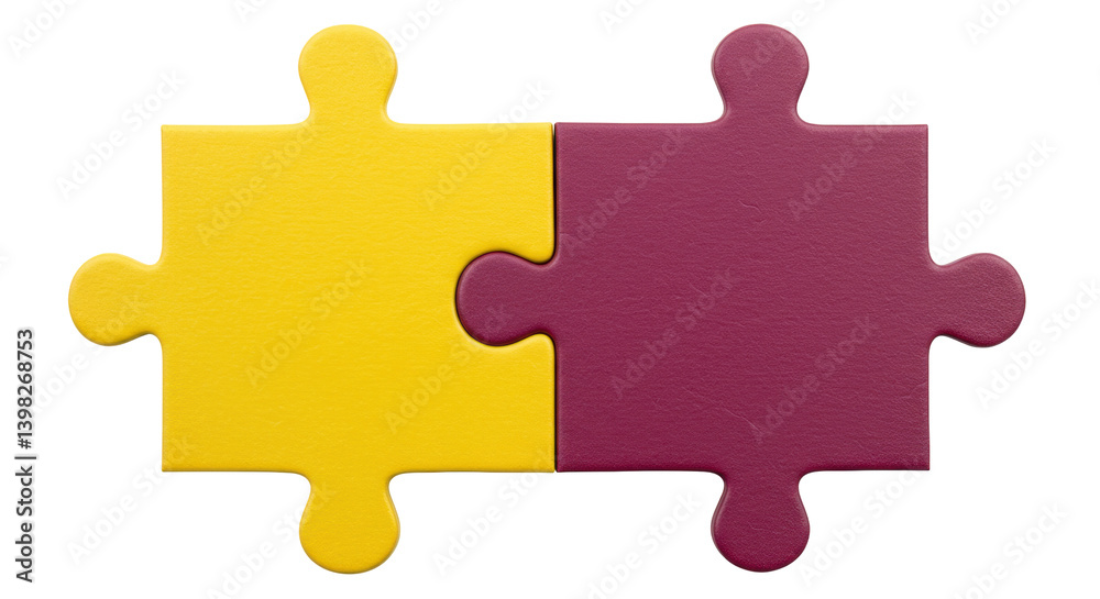 Isolated Interlocking Puzzle Pieces Isolated Interlocking Puzzle Pieces
