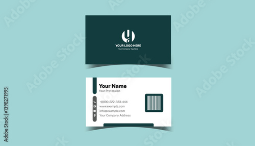 Wallpaper Mural Creative business card template. Business Card Mockup. template, Clean professional business card template, visiting card template. Unique and creative for corporate employees. Torontodigital.ca