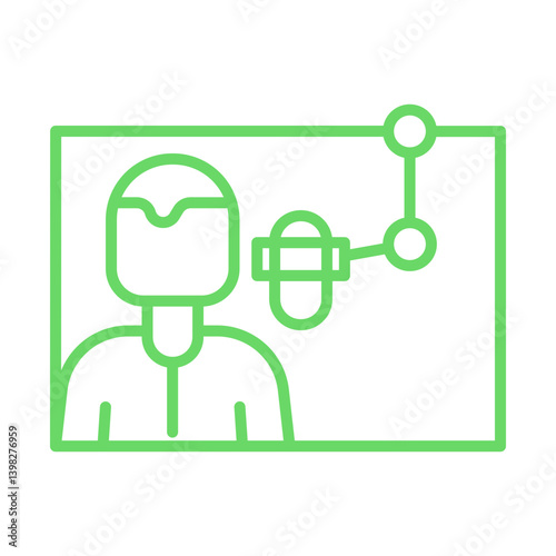 Radio Host Icon Design