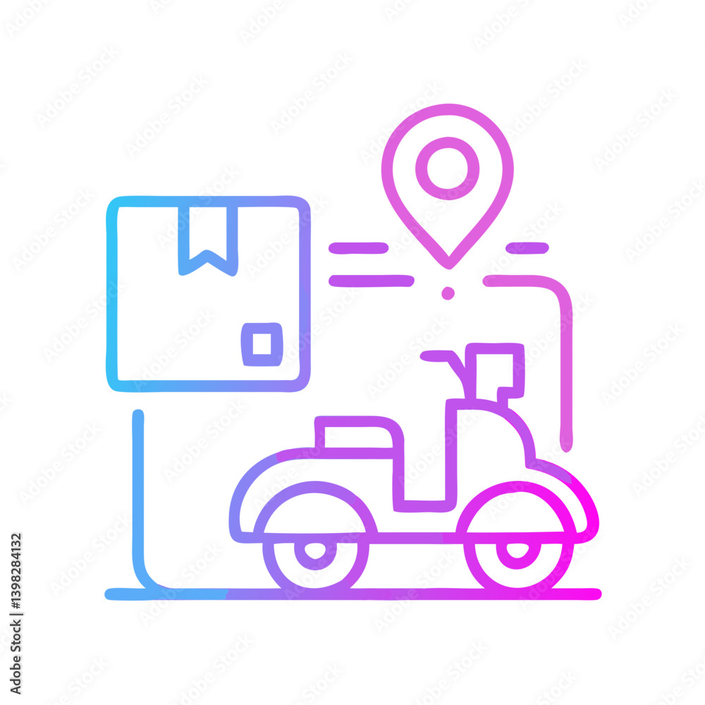 delivery icon, delivery vector illustration-simple illustration of delivery, perfect for delivery logos and icons