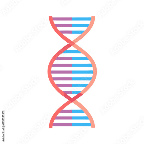 dna helix icon, dna helix vector illustration-simple illustration of dna helix, perfect for dna helix logos and icons