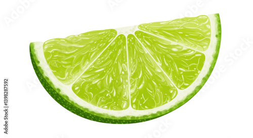 Isolated Lime