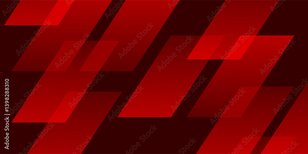 Abstract red tech background. Vector illustration