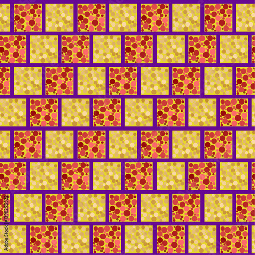 Abstract geometric pattern - square 19 for wrapper design, packaging or printing on textiles, clothes