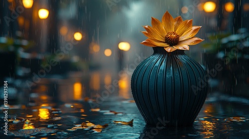Rainy Night Flower in Vase