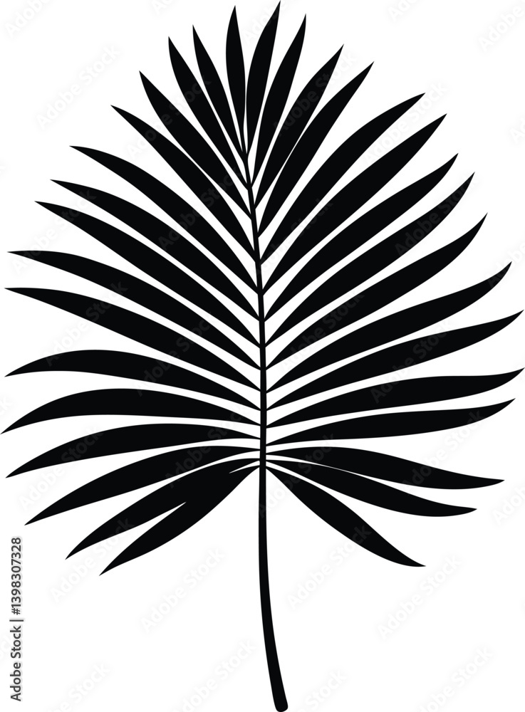 Obraz premium vector black silhouette of a tree vector on white background.