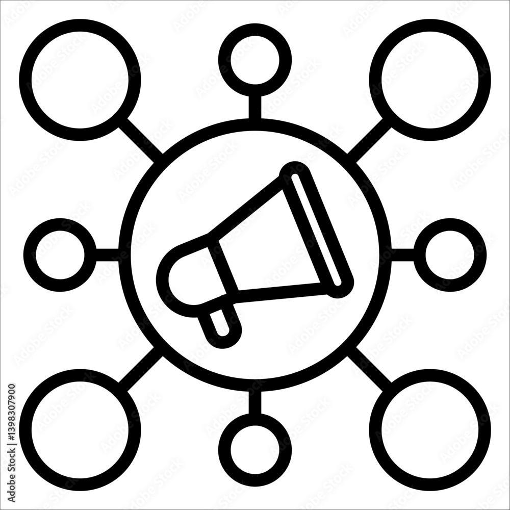 Marketing Simple Icon Vector Illustration Concept Marketing Simple Icon Vector Illustration Concept