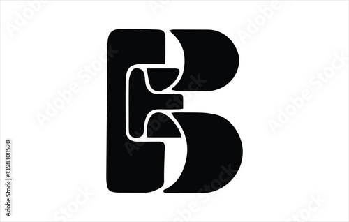 Creative Letter B Typography Vector Template. Elegant Letter B logo Free Download Creative Letter B Typography Vector Template. Elegant Letter B logo - GFXLoad