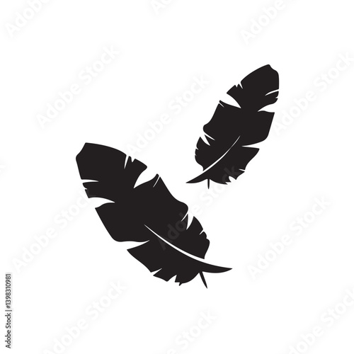 Vector illustration of an eagle with angel wings in flight, showcasing a silhouette design of freedom and wildlife photo
