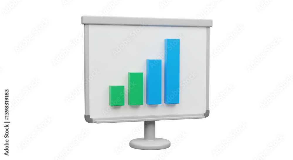 Isolated Bar Graph Presentation Isolated Bar Graph Presentation