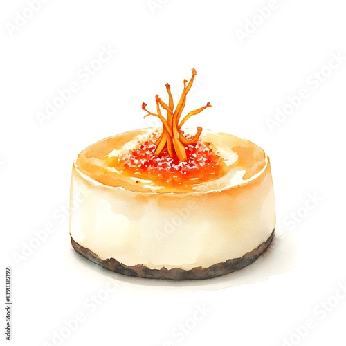 Delicate Korean style Ginseng Cheesecake