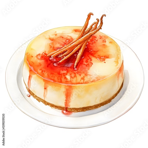 Exquisite Korean style Ginseng Cheesecake