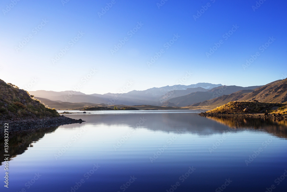 Fototapeta premium Lake on sunrise