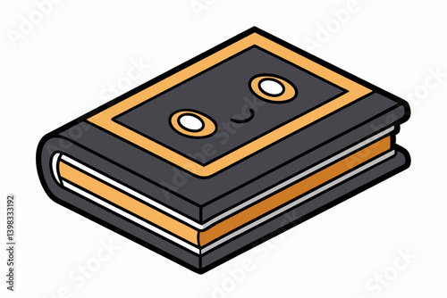 a stack of books on white background