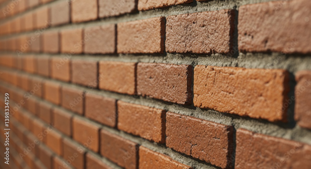 Obraz premium Close up of a sturdy brick wall providing texture and strong structure