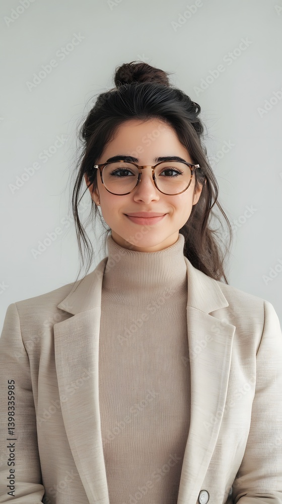 Young Startup Founder with Glasses and a Confident Smile