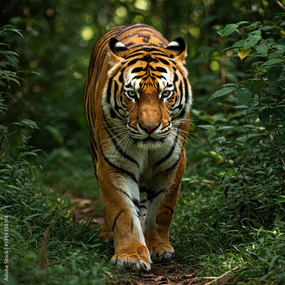 Sumatran Tiger Stalking: Wildlife of Indonesia Sumatran Tiger Stalking: Wildlife of Indonesia