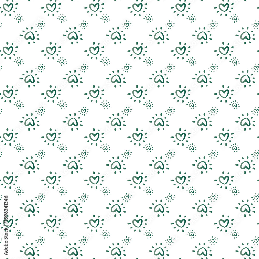 So Many Happy Hearts Seamless Vector Pattern Design So Many Happy Hearts Seamless Vector Pattern Design