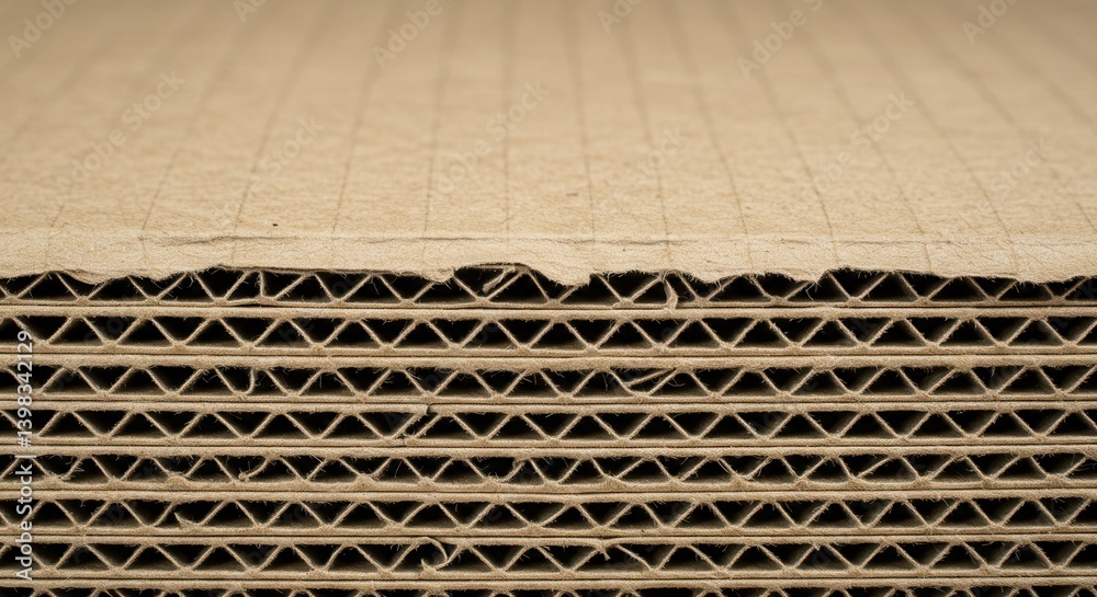 custom made wallpaper toronto digitalClose up of layered corrugated cardboard showing internal structure