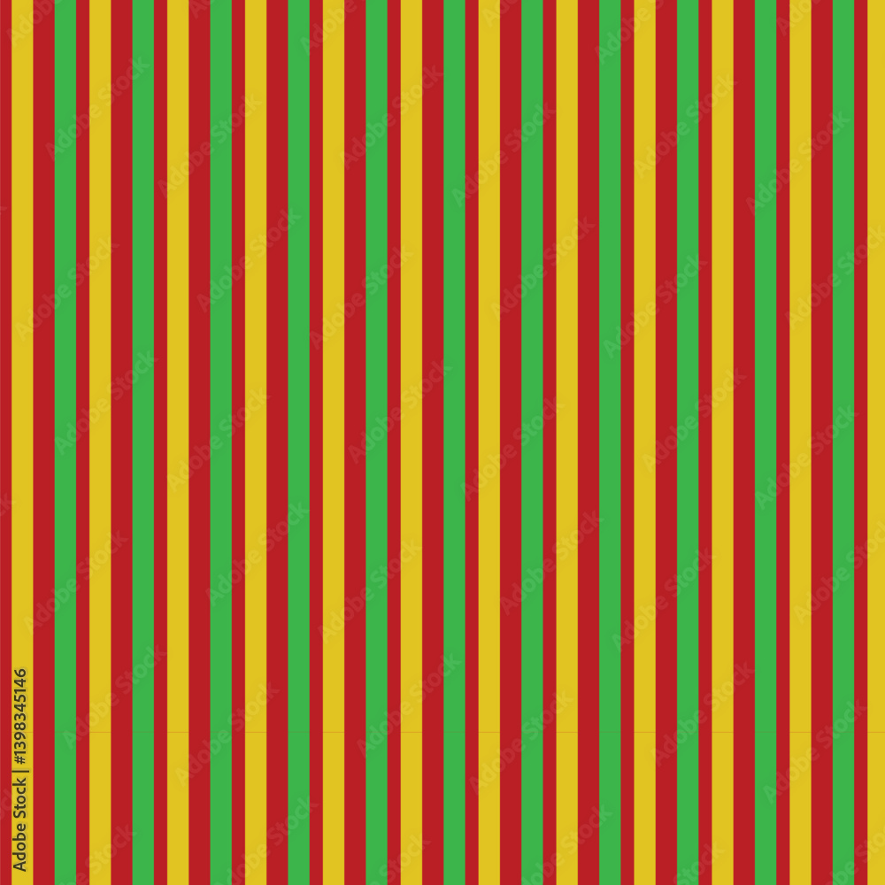 Obraz premium Red stripes on a yellow background Striped vertical pattern