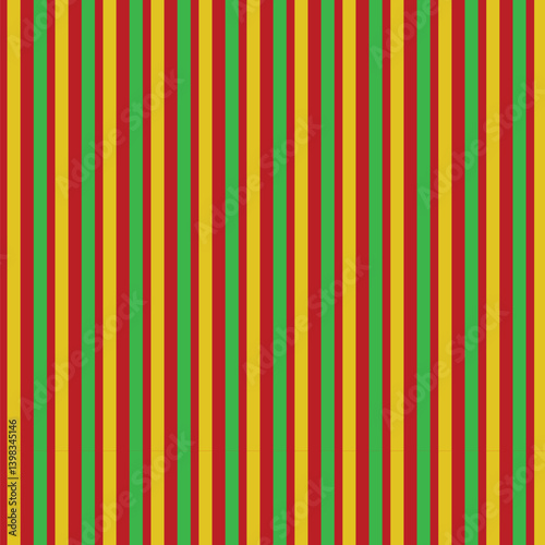 Red stripes on a yellow background Striped vertical pattern