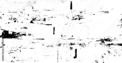 Distressed grunge wall texture. Distress overlay texture. Grunge background. Abstract mild textured effect. Black isolated on white.