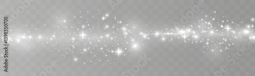 	
Glowing stars, sparkles, light streaks, and shimmering particles on transparent background for overlays and magical effects.
