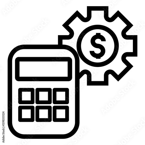 costing vector icon