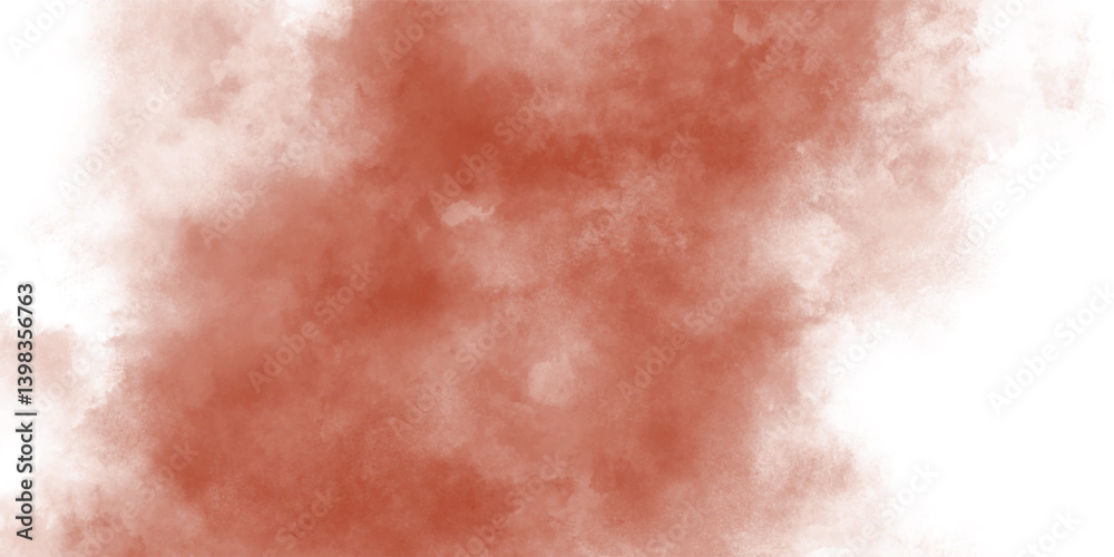 Fototapeta premium Soft Dust Cloud in Air Forming an Abstract Red Swirl
