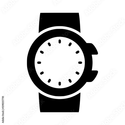 Modern Watch Icon - Vector Illustration