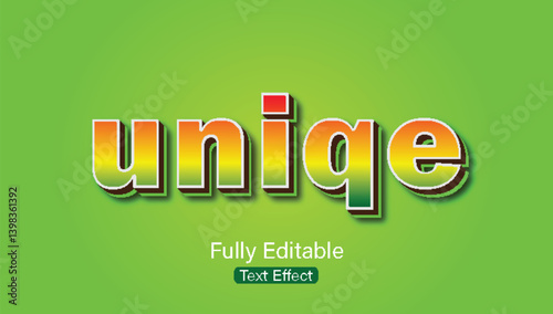 uniqe text style 3d typography Editable text effect styles mockup concept - Dark blue words with Gradient Black color