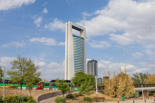 modern building in the city