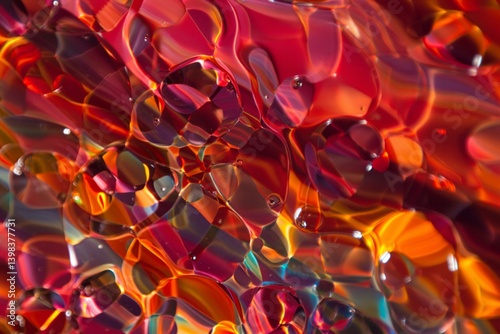 AA macro photographic close-up of a crystalline mineral surface - 1
