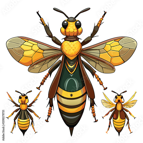 bee and honey