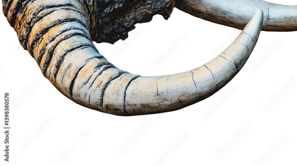 Close-up texture of mammoth tusk and schreger lines for natural history design Close-up texture of mammoth tusk and schreger lines for natural history design