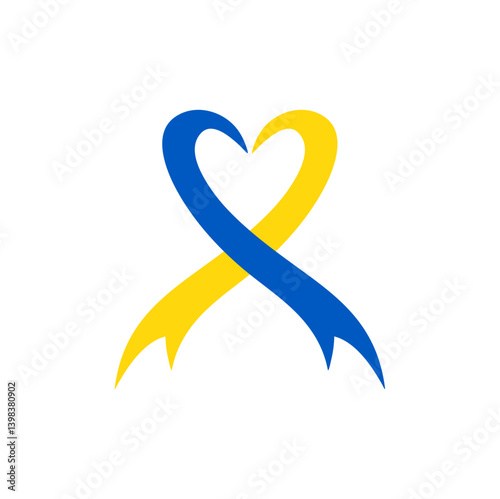 World down syndrome day ribbon