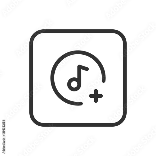 Song, Note, Add, Plus Icon – Adding Songs to Playlist with Note Feature