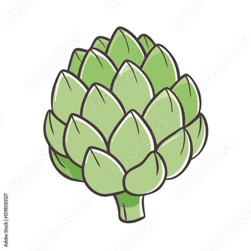artichoke icon, artichoke vector illustration-simple illustration of artichoke, perfect for artichoke logos and icons